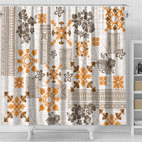 hawaii-tapa-tribal-shower-curtain-with-hawaiian-quilt-pattern-gold