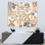 Hawaii Tapa Tribal Tapestry With Hawaiian Quilt Pattern Gold - Wonder Print Shop