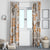 Hawaii Tapa Tribal Window Curtain With Hawaiian Quilt Pattern Gold - Wonder Print Shop
