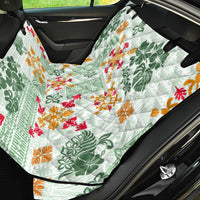 Hawaii Tapa Tribal Back Car Seat Cover With Hawaiian Quilt Pattern Green LT9 - Wonder Print Shop