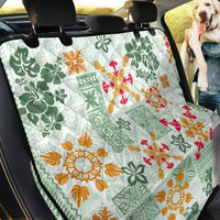 Hawaii Tapa Tribal Back Car Seat Cover With Hawaiian Quilt Pattern Green LT9 - Wonder Print Shop