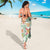 Hawaii Tapa Tribal Sarong With Hawaiian Quilt Pattern Green - Wonder Print Shop