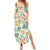 Hawaii Tapa Tribal Summer Maxi Dress With Hawaiian Quilt Pattern Green - Wonder Print Shop