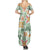 Hawaii Tapa Tribal Summer Maxi Dress With Hawaiian Quilt Pattern Green - Wonder Print Shop