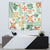 Hawaii Tapa Tribal Tapestry With Hawaiian Quilt Pattern Green - Wonder Print Shop