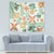 Hawaii Tapa Tribal Tapestry With Hawaiian Quilt Pattern Green - Wonder Print Shop