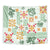 Hawaii Tapa Tribal Tapestry With Hawaiian Quilt Pattern Green - Wonder Print Shop