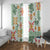 Hawaii Tapa Tribal Window Curtain With Hawaiian Quilt Pattern Green - Wonder Print Shop