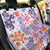 Hawaii Tapa Tribal Back Car Seat Cover With Hawaiian Quilt Pattern Violet LT9 - Wonder Print Shop