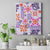 Hawaii Tapa Tribal Canvas Wall Art With Hawaiian Quilt Pattern Violet LT9 - Wonder Print Shop