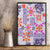 Hawaii Tapa Tribal Canvas Wall Art With Hawaiian Quilt Pattern Violet LT9 - Wonder Print Shop
