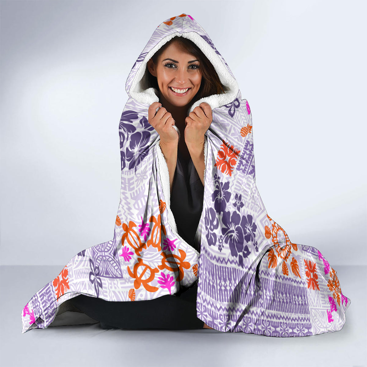 hawaii-tapa-tribal-hooded-blanket-with-hawaiian-quilt-pattern-violet