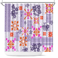 hawaii-tapa-tribal-shower-curtain-with-hawaiian-quilt-pattern-violet