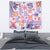 Hawaii Tapa Tribal Tapestry With Hawaiian Quilt Pattern Violet - Wonder Print Shop