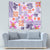 Hawaii Tapa Tribal Tapestry With Hawaiian Quilt Pattern Violet - Wonder Print Shop