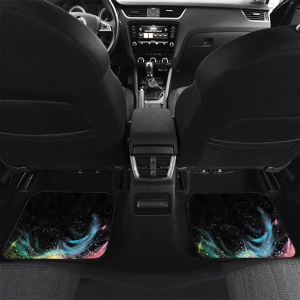 Rainbow Maple Leaf Car Mats Canada Pride Show Your Colors LT9 - Wonder Print Shop