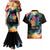 Rainbow Maple Leaf Couples Matching Mermaid Dress and Hawaiian Shirt Canada Pride Show Your Colors LT9 - Wonder Print Shop