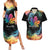 Rainbow Maple Leaf Couples Matching Summer Maxi Dress and Hawaiian Shirt Canada Pride Show Your Colors LT9 - Wonder Print Shop
