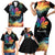 Rainbow Maple Leaf Family Matching Short Sleeve Bodycon Dress and Hawaiian Shirt Canada Pride Show Your Colors - Wonder Print Shop
