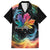 Rainbow Maple Leaf Family Matching Short Sleeve Bodycon Dress and Hawaiian Shirt Canada Pride Show Your Colors - Wonder Print Shop
