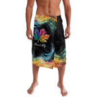 Rainbow Maple Leaf Lavalava Canada Pride Show Your Colors - Wonder Print Shop