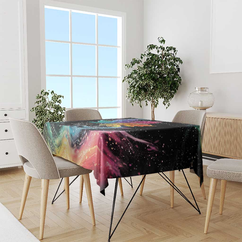 Rainbow Maple Leaf Tablecloth Canada Pride Show Your Colors - Wonder Print Shop