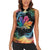 Rainbow Maple Leaf Women Sleeveless Polo Shirt Canada Pride Show Your Colors - Wonder Print Shop