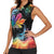 Rainbow Maple Leaf Women Sleeveless Polo Shirt Canada Pride Show Your Colors - Wonder Print Shop