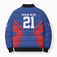 Custom Cape Verde Football Spirit Bomber Puffer Jacket Est 1979 - Wonder Print Shop