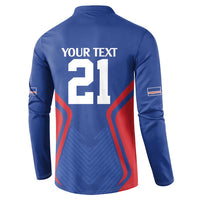 Custom Cape Verde Football Spirit Button Sweatshirt Est 1979 - Wonder Print Shop