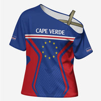 Custom Cape Verde Football Spirit Cross Shoulder Shirt Est 1979 - Wonder Print Shop