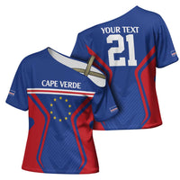 Custom Cape Verde Football Spirit Cross Shoulder Shirt Est 1979 - Wonder Print Shop