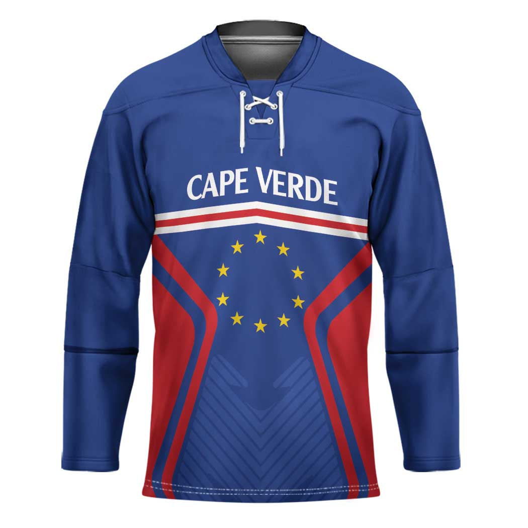 Custom Cape Verde Football Spirit Hockey Jersey Est 1979 - Wonder Print Shop