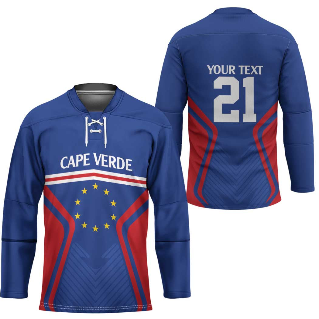 Custom Cape Verde Football Spirit Hockey Jersey Est 1979 - Wonder Print Shop