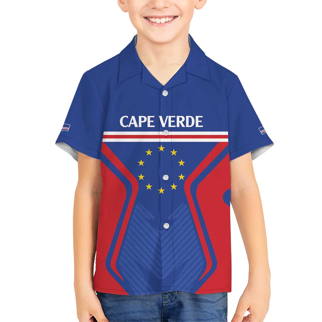 Custom Cape Verde Football Spirit Kid Hawaiian Shirt Est 1979 - Wonder Print Shop