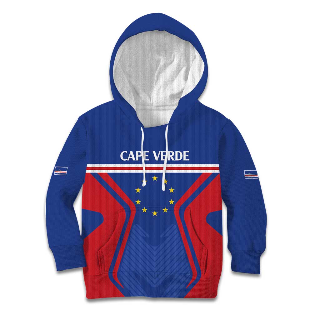 Custom Cape Verde Football Spirit Kid Hoodie Est 1979 - Wonder Print Shop