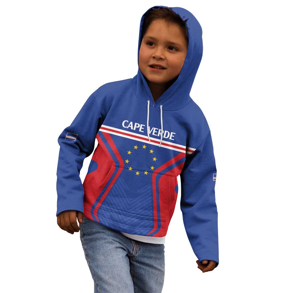 Custom Cape Verde Football Spirit Kid Hoodie Est 1979 - Wonder Print Shop
