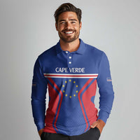 Custom Cape Verde Football Spirit Long Sleeve Polo Shirt Est 1979 - Wonder Print Shop