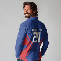 Custom Cape Verde Football Spirit Long Sleeve Polo Shirt Est 1979 - Wonder Print Shop