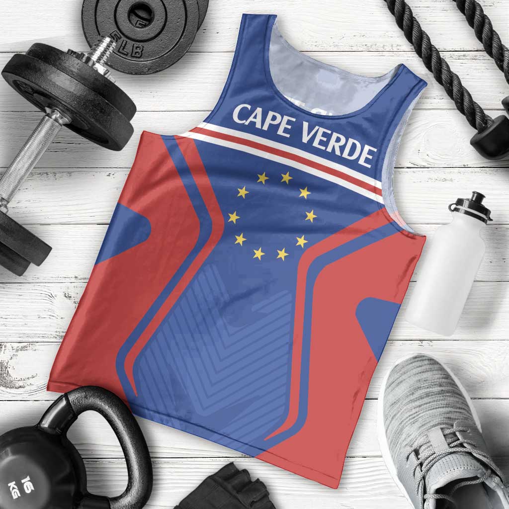Custom Cape Verde Football Spirit Men Tank Top Est 1979 - Wonder Print Shop