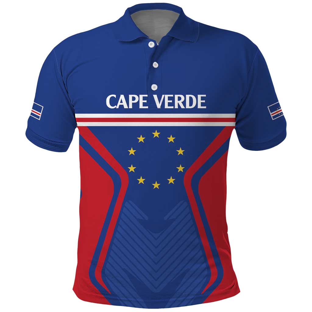 Custom Cape Verde Football Spirit Polo Shirt Est 1979 - Wonder Print Shop