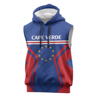Custom Cape Verde Football Spirit Sleeveless Hoodie Est 1979 - Wonder Print Shop