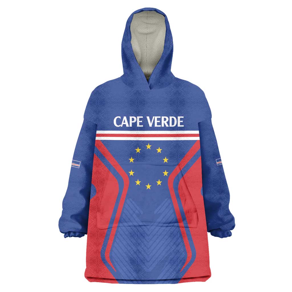 Custom Cape Verde Football Spirit Wearable Blanket Hoodie Est 1979 - Wonder Print Shop