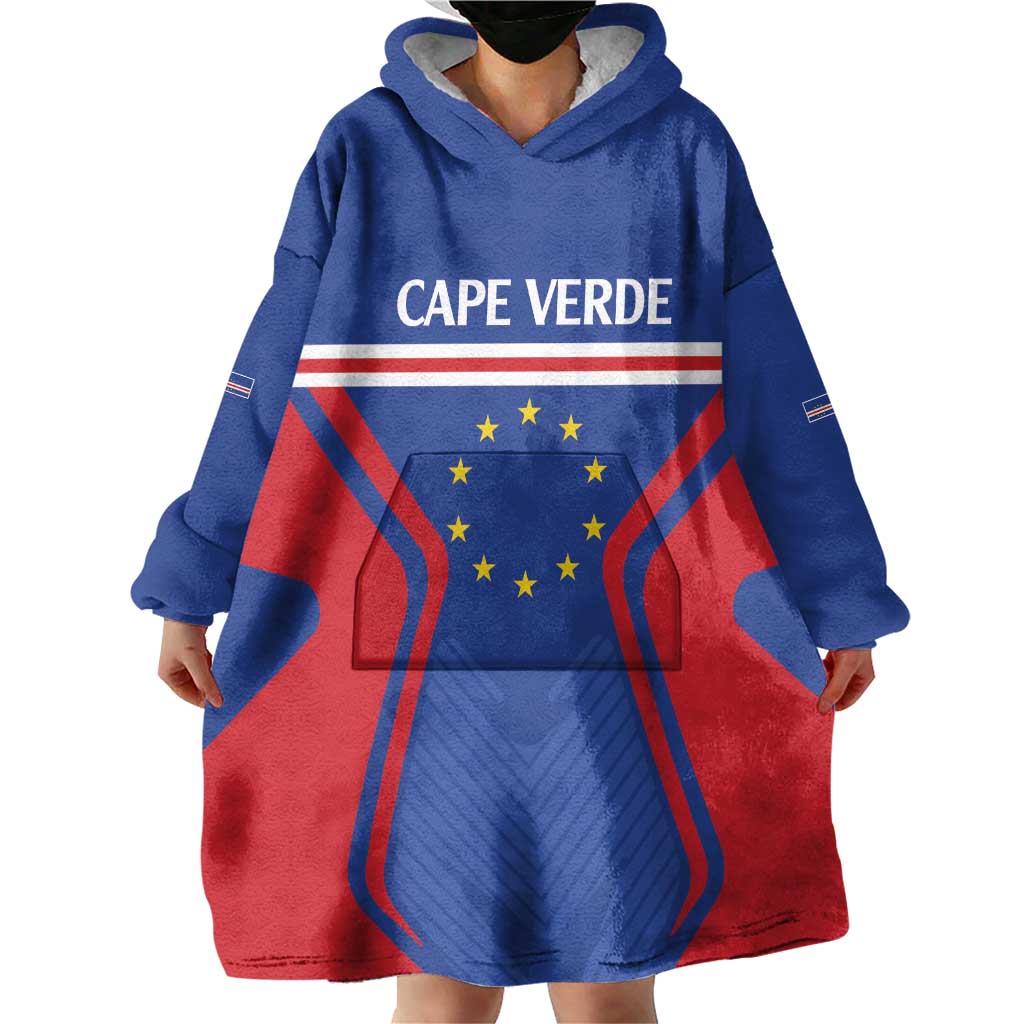 Custom Cape Verde Football Spirit Wearable Blanket Hoodie Est 1979 - Wonder Print Shop