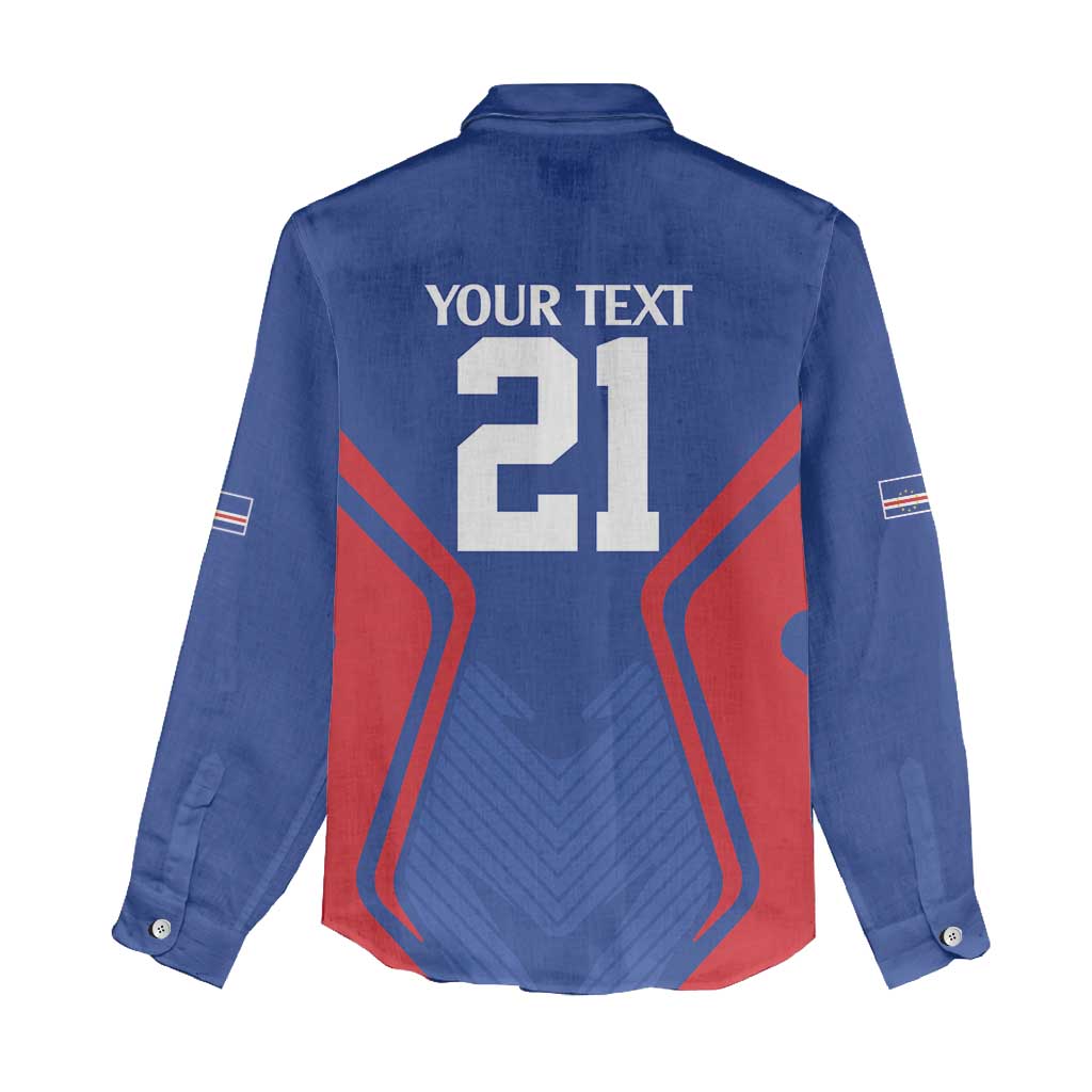 Custom Cape Verde Football Spirit Women Casual Shirt Est 1979 - Wonder Print Shop