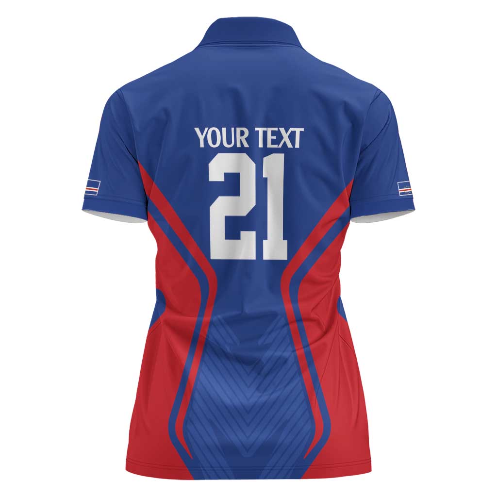 Custom Cape Verde Football Spirit Women Polo Shirt Est 1979 - Wonder Print Shop