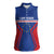 Custom Cape Verde Football Spirit Women Sleeveless Polo Shirt Est 1979 - Wonder Print Shop