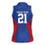 Custom Cape Verde Football Spirit Women Sleeveless Polo Shirt Est 1979 - Wonder Print Shop