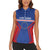Custom Cape Verde Football Spirit Women Sleeveless Polo Shirt Est 1979 - Wonder Print Shop