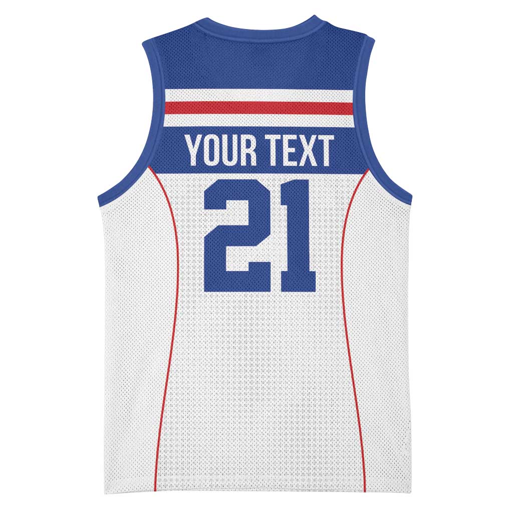 Custom Cape Verde Pride Basketball Jersey Blue Sharks Rising - Wonder Print Shop